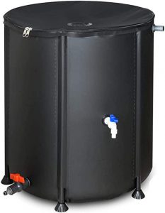 53 Gallon Portable Rain Barrel Water Tank