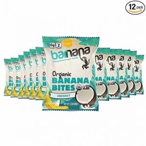Barnana Organic Chewy Banana Bites, Coconut Banana Flavor